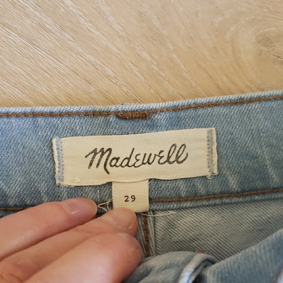 Madewell Women's Classic Blue Denim Shorts Size 29 - Picture 2 of 7